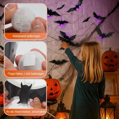 3D Halloled® BAT LED LIGHT